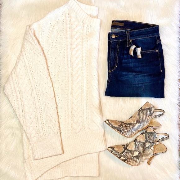 Alpaca Chunky Oversized Sweater Braided Knit Wool - Picture 2 of 14